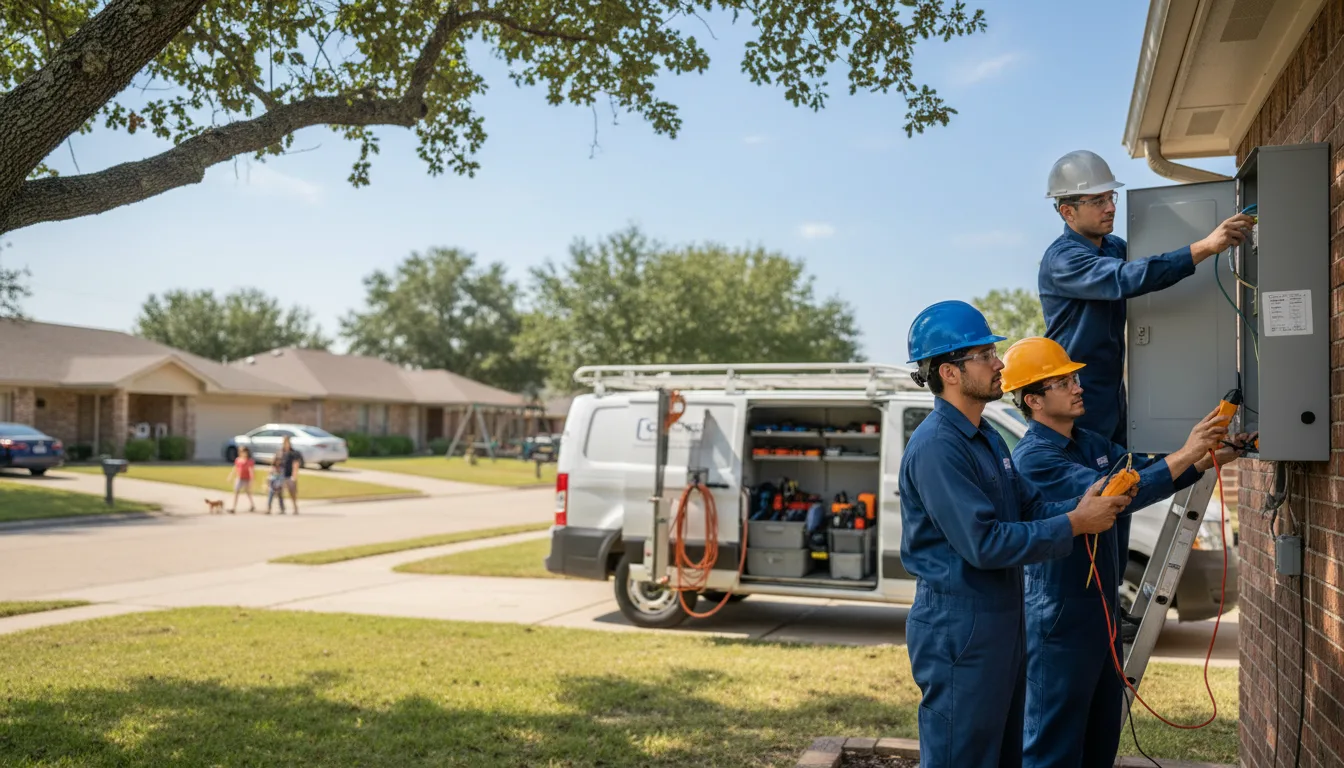 Certified electrician providing emergency electrical services in Huntland, TN